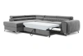 Ъглов Диван разтегателен с ракла - ляв ъгъл, сив, снимка 6