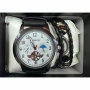 Мъжки часовник с големи цифри и подаръчна гривна – стил и практичност в готов комплект, снимка 5