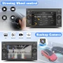 SIXWIN 7-инчово Android радио за Ford Transit Fiesta Focus Fusion Kuga C-Max S-Max Connect Galaxy, снимка 5