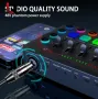 Подкаст Миксер. Звукова карта за live стрийм и запис с телефон. F11 Sound Card And Audio Interface, снимка 2