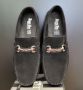 Мъжки обувки тип мокасини в черно , снимка 1 - Мокасини - 45666226