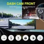 9,3" преносима медия Dashcam 4K  безжично CarPlay & Android Auto, сензорен, снимка 1