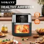 Фурна еър фрайър Sokany 12L 1800W, снимка 9