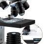 Биологичен Микроскоп BEBANG 100X-2000X, 2х LED осветяване, аксесоари , снимка 8
