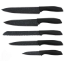 Комплект ножове ZEPHYR 1633 5-ножа и поставка черен или сив цвят, снимка 6