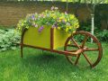 Прекрасна градинска количка за декорация - Вдъхнете нов живот на вашата градина!, снимка 1