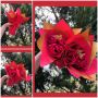 Букет от сатенени рози , снимка 1 - Изкуствени цветя - 45879516