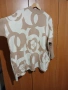 4-5xl КРАСИВА И МОДЕРНА ПЛЕТЕНА БЛУЗА,ЗАПАЗЕНА,МЕКА,С МАЛЪК ДЕФЕКТ И ЗАТОВА Е БРОШКАТА, снимка 3