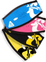 Cressi Pony Tail Neo Каишка за маска за гмуркане, синьо, черно, снимка 4
