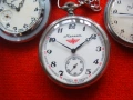 Стари оригинални механични джобни часовници Молния СССР, снимка 5