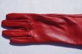 Дълги Червени Ръкавици От Изкуствена Кожа Размер S , снимка 11