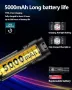 towild BC10 High 4000 Lumens LED акумулаторно фенерче,5000mAh акумулаторно фенерче за къмпинг,IPX8, снимка 5