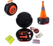 Авариен комплект за автомобил с конус и Кабели за подаване на ток, 11 части, снимка 1