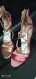 Дамски Обувки в Розово Висок Тънък ток номер 41, снимка 8