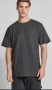 KARL KANI T-Shirt mit Label-Print Modell 'Signature' in anthrazit XL, снимка 1