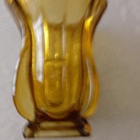  Ваза Арт Деко  стъкло - 1920-1930г, снимка 5 - Антикварни и старинни предмети - 45401990