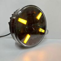 LED Халоген Кръгла с дневни светлини 12/24V 12 диода, снимка 2 - Части - 45198531