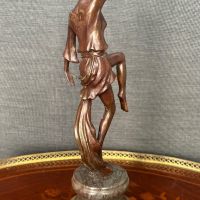 Бронзова скулптура на танцуваща жена, снимка 4 - Статуетки - 45335339