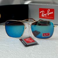 Преоценени Ray-Ban RB3136 мъжки слънчеви очила сини огледални , снимка 5 - Слънчеви и диоптрични очила - 45430491