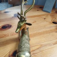 красив бронзов елен, снимка 6 - Антикварни и старинни предмети - 45541660