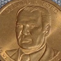 Монета 1 долар GERALD FORD 38 президент на САЩ за КОЛЕКЦИОНЕРИ 44886, снимка 7 - Нумизматика и бонистика - 45397571