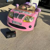 електрическа детска акумулаторна количка / кола / розова - цена 90лв -детето кара само колата -БЕЗ д, снимка 4 - Коли, камиони, мотори, писти - 45860002
