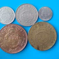 Лот монети Коста Рика, снимка 1 - Нумизматика и бонистика - 45574410