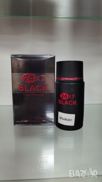 24x7 Black Pour Homme Eau de Toilette 100ml, снимка 1