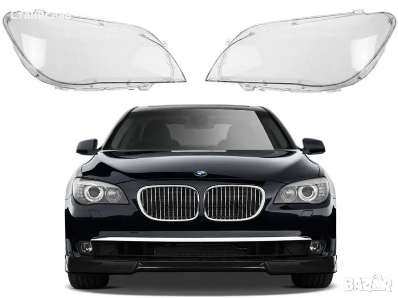 Стъкла (капаци) за фарове за BMW 7 F01, снимка 1