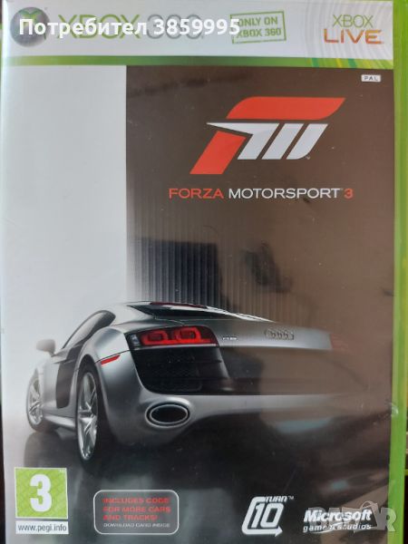 Forza motosport 3 xbox360 , снимка 1