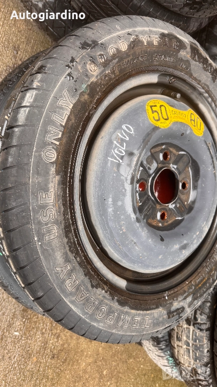 Резервна гума / патерица за Volvo WP-15008  125/90/15, снимка 1