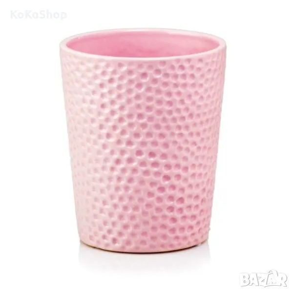 Кашпа за орхидеи-13х13х15 см./розова кашпа/саксия, снимка 1