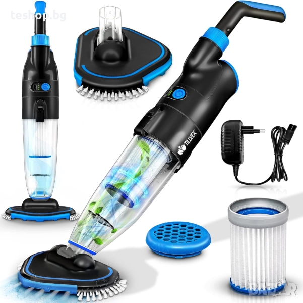 Прахосмукачка електрическа за почистване на басейн Tillvex РЕЦИКЛИРАНА, снимка 1