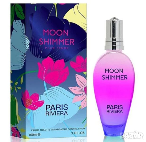 Paris Riviera Moon Shimmer For Women 100ml - Дамски, ориенталски парфюм /Семейство аромати: ориентал, снимка 1