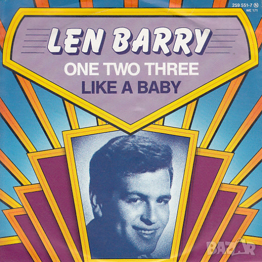 Грамофонни плочи Len Barry – One Two Three / Like A Baby 7" сингъл, снимка 1