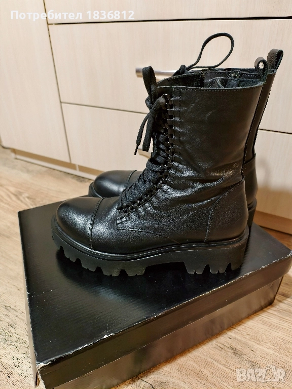 Боти естествена кожа 39, снимка 1