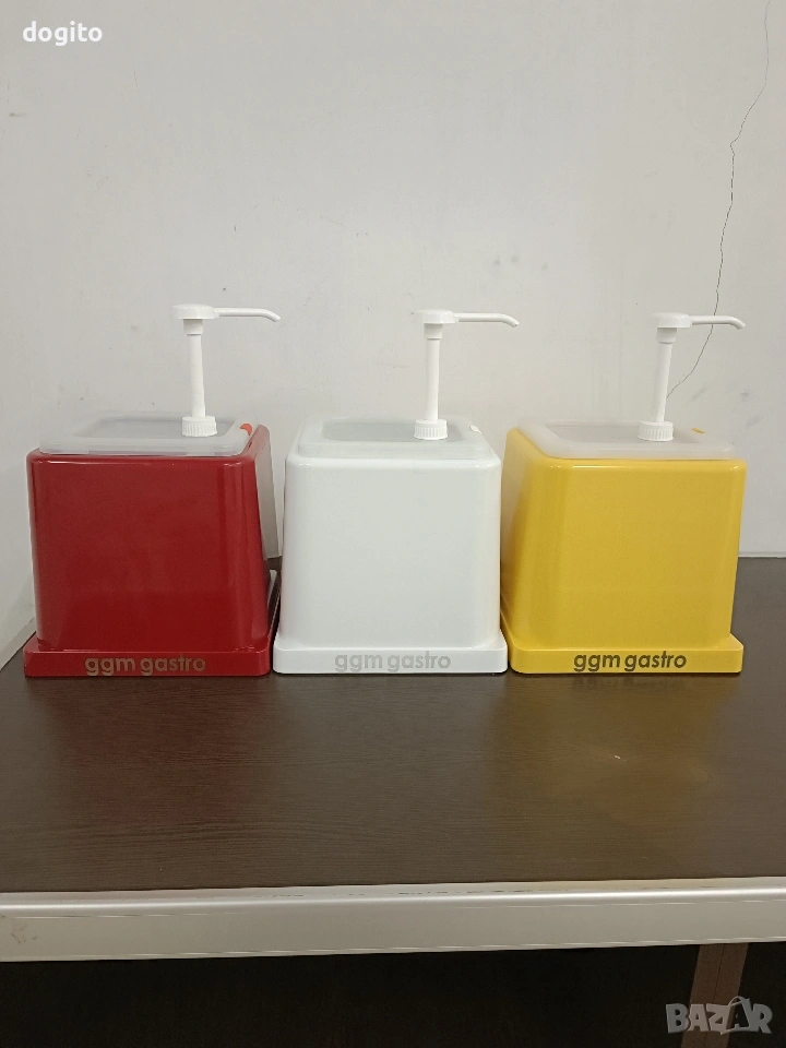*ЧИСТО НОВИ* Диспенсър за кетчуп, майонеза, горчица, снимка 1