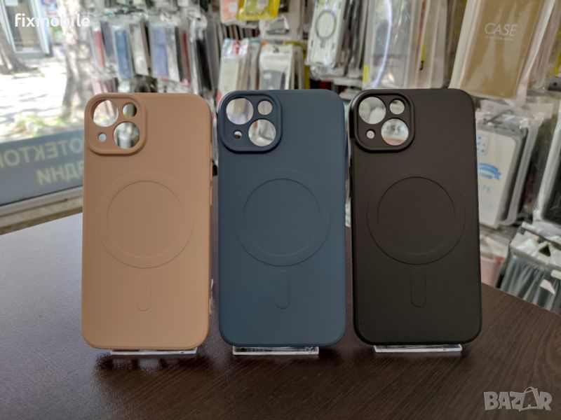 Apple iPhone 14 Силиконов кейс Mag Cover, снимка 1