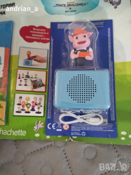 Аудио с колонка и карта памет Трите прасенца, снимка 1