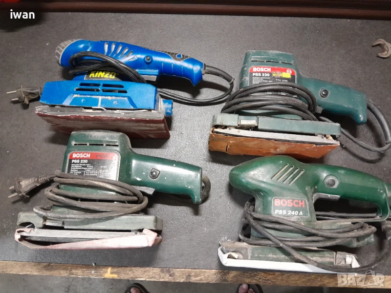  Вибрационна шлайф машина Bosh Kenzo, снимка 1