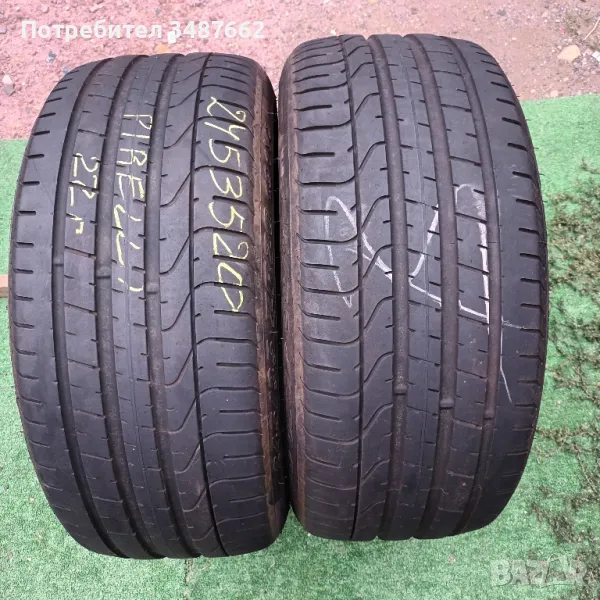 245 35 20 PIRELLI P ZERO 2бр летни дот 2022г , снимка 1