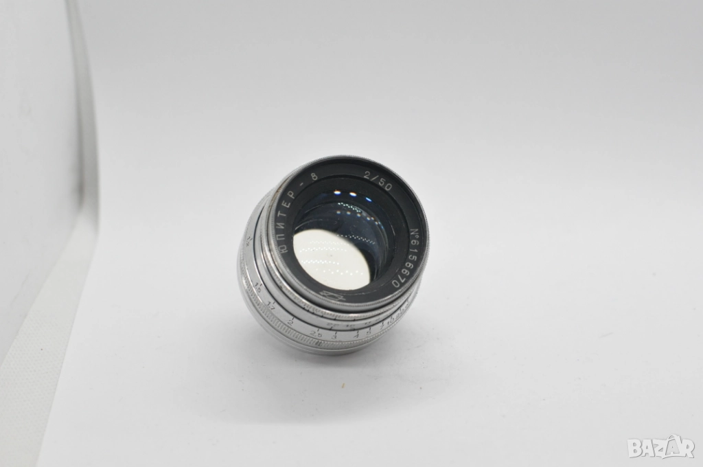 Обектив Юпитер-8 50mm f/2 на резба М39, снимка 1
