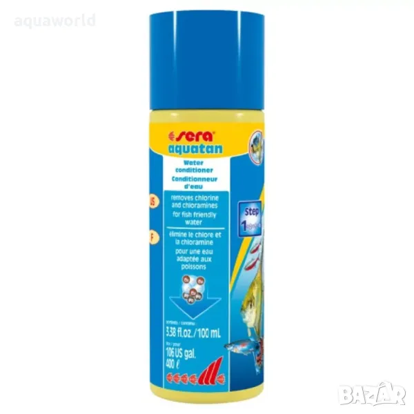 Sera Aquatan 100 мл - подобрител за аквариумна вода, снимка 1