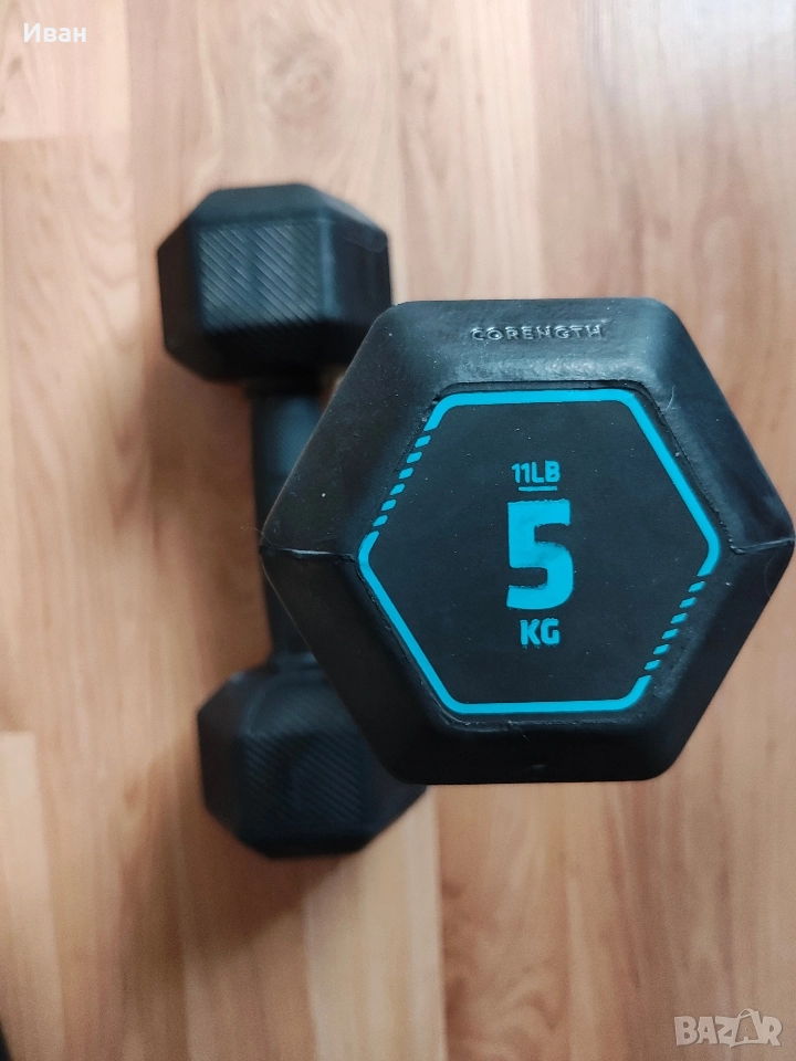 Дъмбели Hex Corength 5 kg. , снимка 1