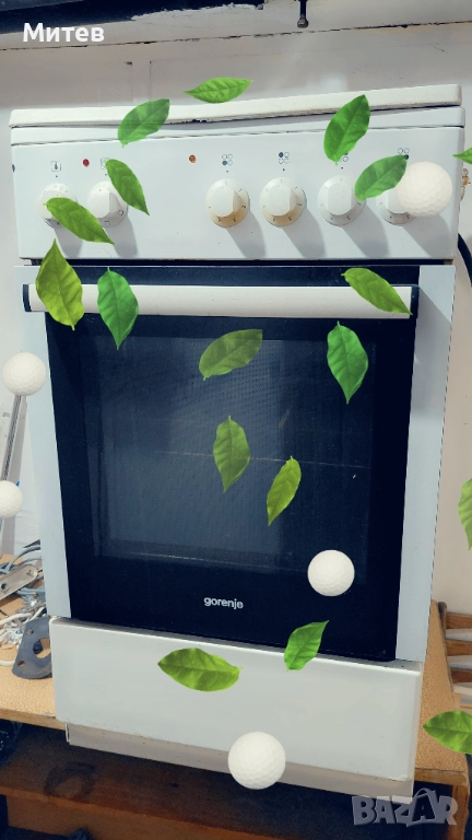 Кухненска печка GORENIE с фурна и котлони, снимка 1