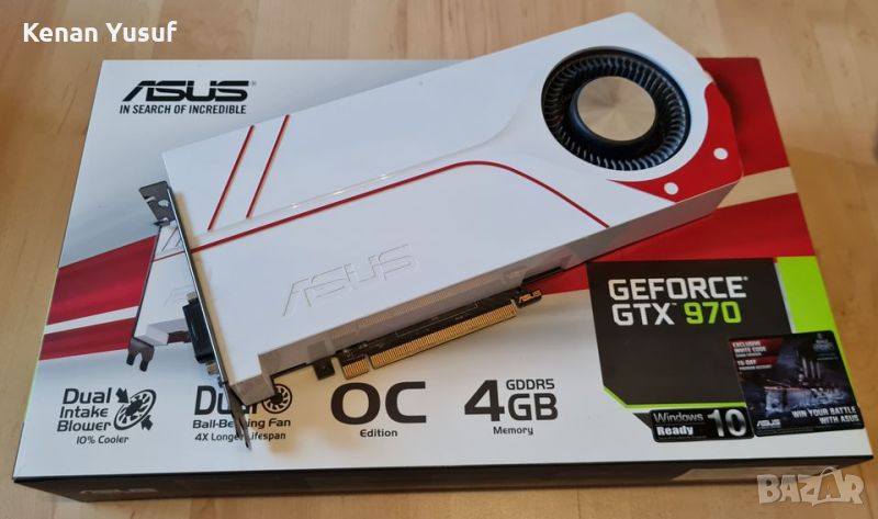 Asus GeForce Turbo GTX970 OC-4GD5, снимка 1