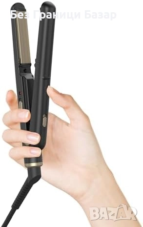 Нова Портативна мини преса за къса коса, бързо загряване, керамични плочи, снимка 1