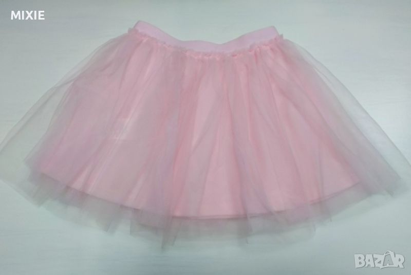 Нова детска розова пола с тюл, снимка 1