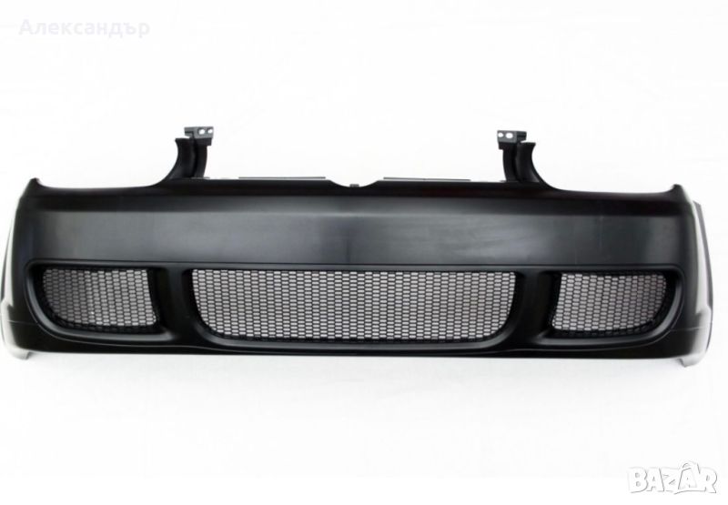 Предна броня за Golf 4 - R32 Дизайн с пластмасови решетки - Jom, снимка 1