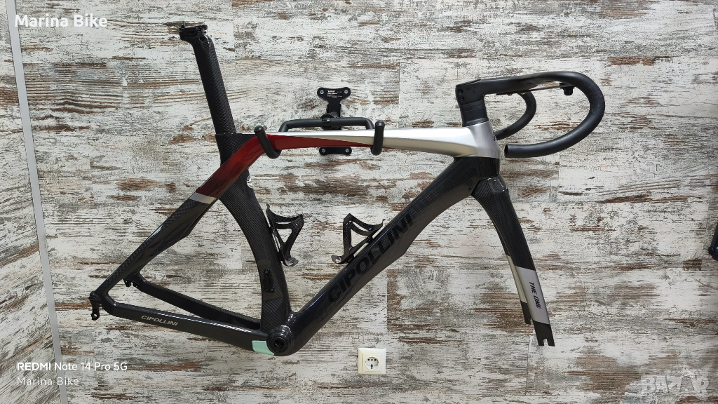 Карбонова аеро шосейна рамка Cipollini RB1K The One Rim | M, снимка 1